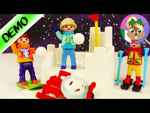 Playmobil BATTAGLIA A PALLE DI NEVE Demo italiano 9283