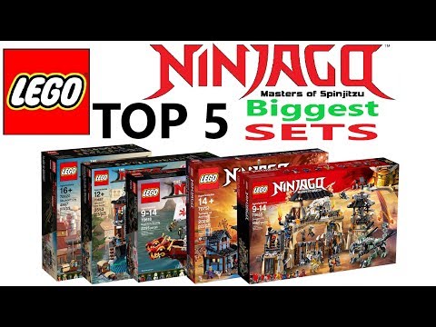 Lego Ninjago Top 5 Biggest Sets of all Time - Lego Speed Build Review