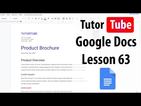 Google Docs Tutorial Lesson 1 Accessing Google Docs with your Google Account