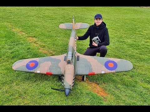 BLACK HORSE HAWKER HURRICANE 87"-2.2 mtr 50cc RC ARTF EP - RILEY HOWE # 1 - 2021