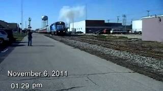 preview picture of video 'Cincinnati Railway Company Train in Greensburg, Indiana'