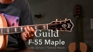 Video thumbnail for 2019 Guild F-55 Maple by WM SOUND Guitars 원미사운드