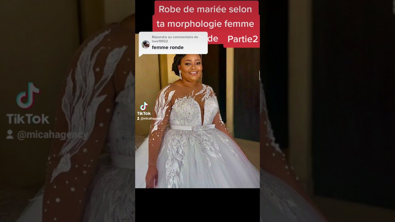 Robe de mariage selon ta morphologie #Femmeronde