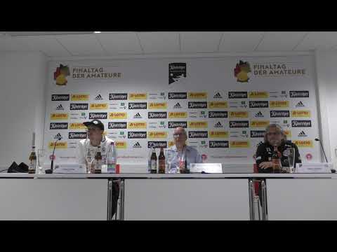 Pressekonferenz nach dem Pokalfinale des FSV Wacker 90 Nordhausen gegen FSV Preußen Bad Langensalza