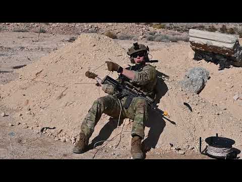 Explosive Ordnance Disposal (EOD) training in the Nevada Desert