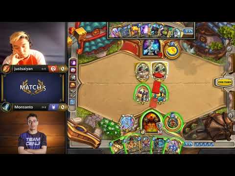 justsaiyan vs Monsanto - Hearthstone Grandmasters Americas - Week 7