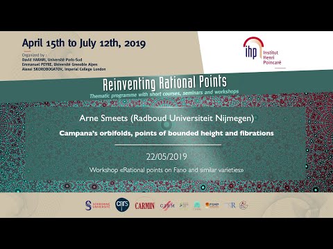 Campana’s orbifolds, points of bounded height and fibrations - Smeets - Workshop 1 - CEB T2 2019