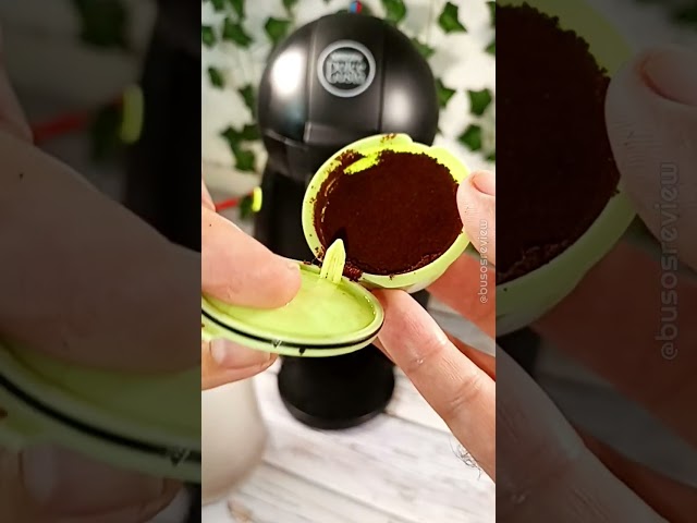Vídeo relacionado con CHEFZOCO Cápsula de café recargable para Dolce Gusto, Cápsula de café reutilizable, Cápsula de café rellenable, Filtros de Café Recargable, Capacidad 8 gramos de café molido, Plástico, 4 unidades