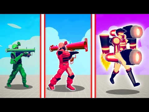 EVOLUTION OF ULTIMATE ROCKET LAUNCHER | TABS - Totally Accurate Battle Simulator