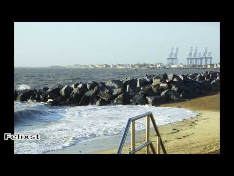Felixstowe Winter Walk near the beach at this North Sea resort.