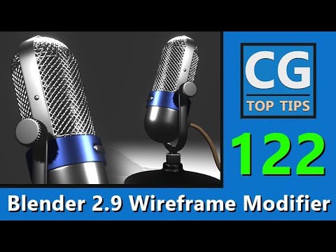 Wireframe Modifier in Blender