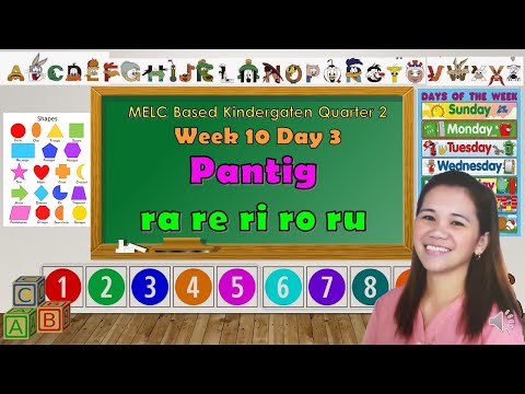 Pantig ra re ri ro ru ( Week 10 day 3 Quarter 2, Kindergarten )