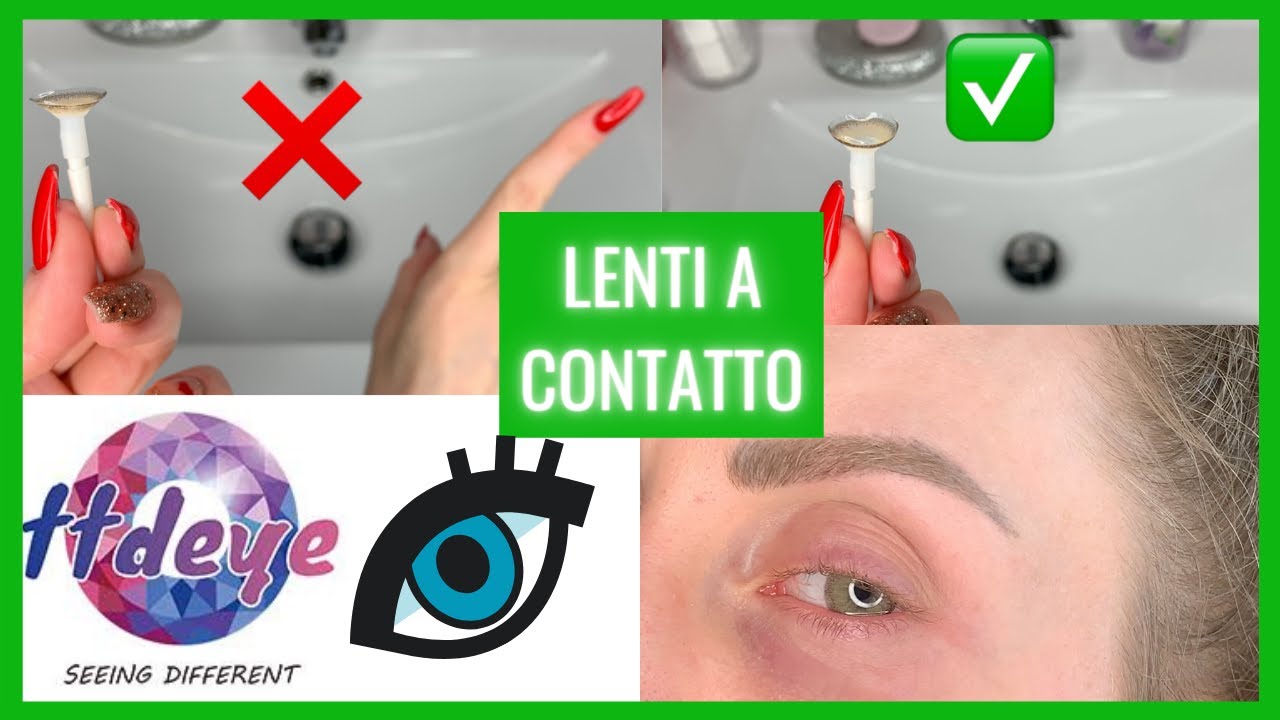 TTDEYE || LENTI A CONTATTO COLORATE || COME METTERLE