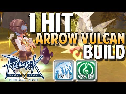 ARROW VULCAN BUILD (CLOWN) 1 HIT HIGH LVL MONSTER - RAGNAROK MOBILE SEA