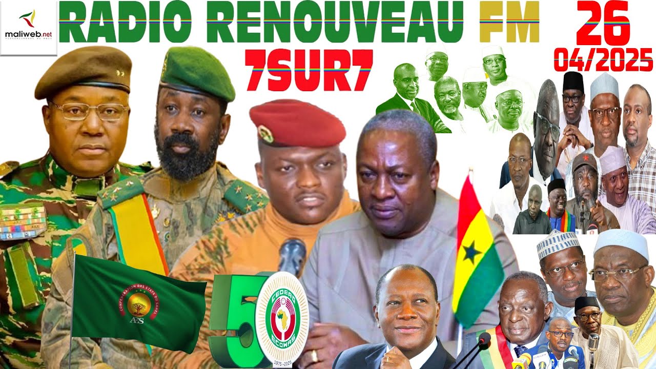 Emission 7SUR7 de la Radio Renouveau FM du 26 AVRIL 2025