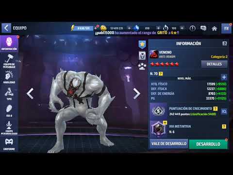 Subiendo a Venom Tier3 (Marvel Future Fight)
