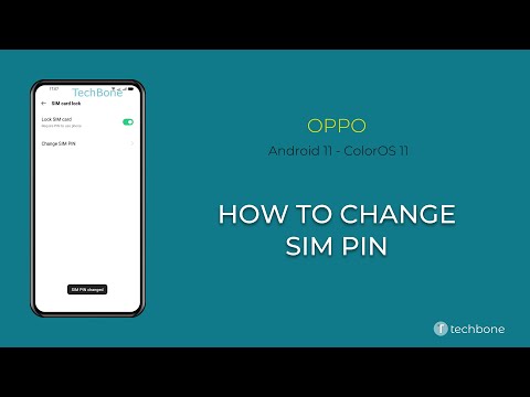 How to Change SIM PIN - Oppo [Android 11 - ColorOS 11]