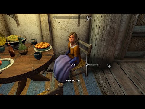 If You Adopt Lucia, This Happens During the Battle for Whiterun | Skyrim Anniversary Edition