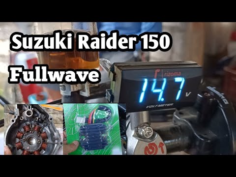 Paano mag fullwave ng Suzuki Raider 150 | Erz moto