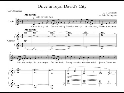 Once in royal David's city (arr. Farrington)