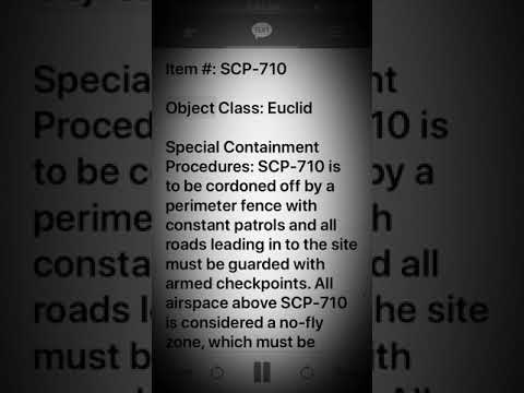 Scp 710 Disappearance