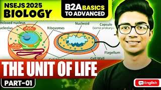 Cell: The Unit of Life | Part 1 | NSEJS 2025 - Basics to Advanced | Biology | Akshansh Sir | VOS