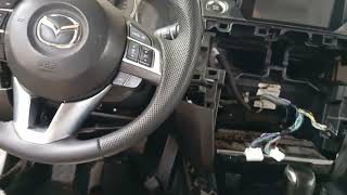 Mazda 6 Как снять блок климат контроля , не включается кондиционер решение проблемы. Мазда 6.