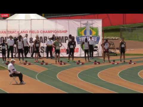100m Canadian SR Nationals Qualifications 2016