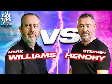 Stephen Hendry VS Mark Williams In An Epic Snooker Skills Battle