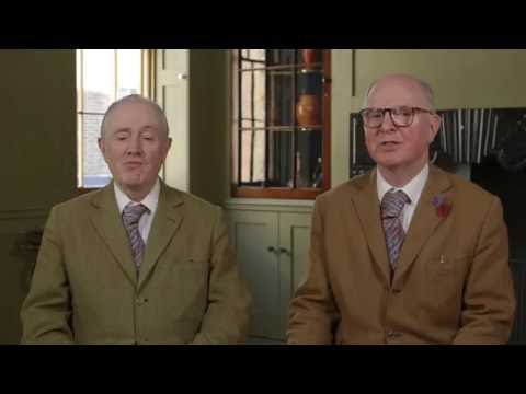 Gilbert & George sing "Underneath the Arches"