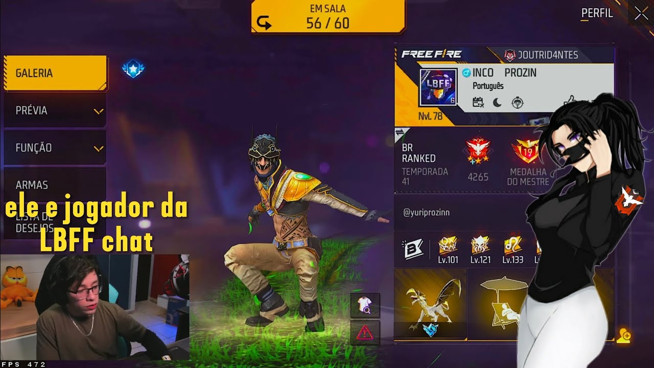 APELAPATO AVALIANDO PERFIL DE INSCRITOS NO LIVE PIX FREEFIRE PARTE 7