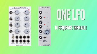 Video thumbnail for Doepfer A-141-2 + A-145:  creating a sequence with an LFO and an Envelope Generator by Chip Tüna Sound Workshop