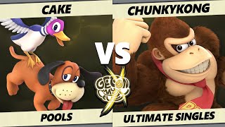 GOML X - CaKe (Duck Hunt) Vs. ChunkyKong (Donkey Kong) Smash Ultimate - SSBU
