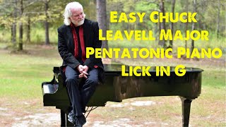 Chuck Leavell Easy Major Pentatonic Lick In G