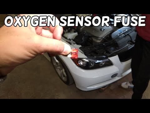 OXYGEN SENSOR HEATER FUSE LOCATION REPLACEMENT BMW E90 E91 E92 E93
