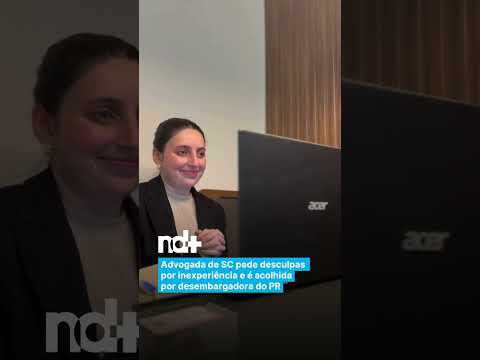Advogada de SC pede desculpas  por inexperiência e é acolhida por desembargadora do PR