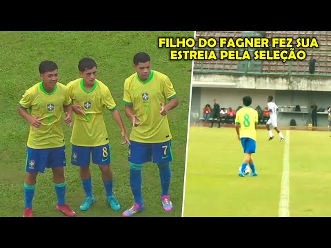 Henrique Lemos' debut for the Brazilian youth national team (02/07/2025)