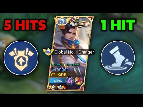 1 HIT!!! GRANGER NEW INSTANT KILL EMBLEM | GLOBAL GRANGER BEST BUILD