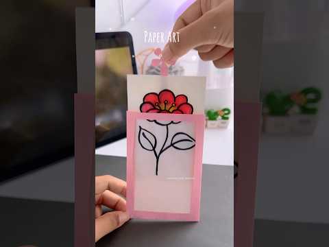 Paper Magic Art🌸✨#shorts #art #painting #muktaeasydrawing #youtubeshorts
