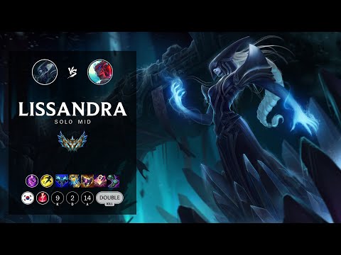 Lissandra Mid vs Yone - KR Challenger Patch 12.12