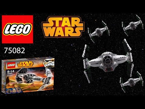 Lego Star Wars 75082 TIE Advanced Prototype - Lego Stop Motion Build 2016