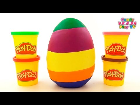 TOP Learn Colors Huge Eggs Surprise Play Doh M&M's Molds Collection Disney Mickey&Minnie Mouse Toys Video