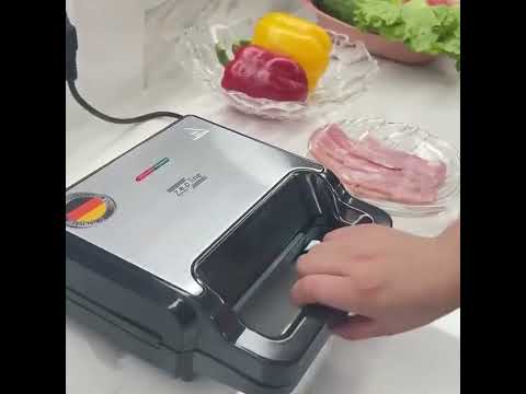 Домашній гриль для шаурми Domotec MS-7704 1000W / Бутербродниця професійна / PG-647 Бутербродниця горішниця - фото 1 - id-p2611537967