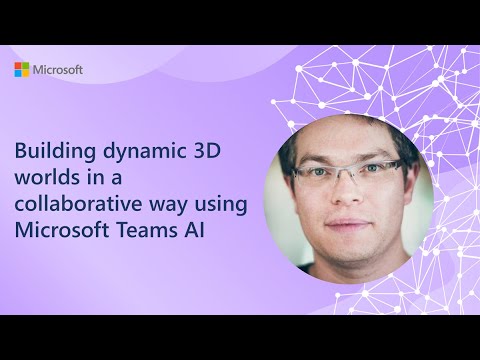 Collaborative 3D World Creation with Microsoft Teams AI