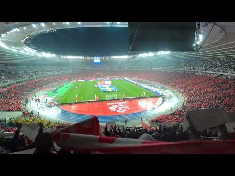 HYMN POLSKI ACAPELLA NA STADIONIE ŚLĄSKIM | POLSKA - SZWECJA 29.03.2022