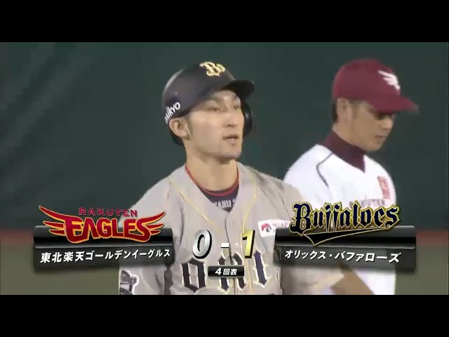 【4回表】バファローズ・伊藤 鮮やかな右打ちで先制!! 2015/9/1 E-Bs