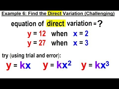 Algebra Ch 33 Variation 1 of 13 What is Variation