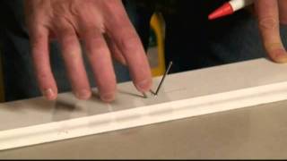 How to Fasten Trim to Drywall Attached to Metal Wall Studs Video