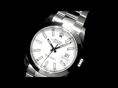 Men's Stainless Steel Rolex Datejust 41 Automatic Wristwatch