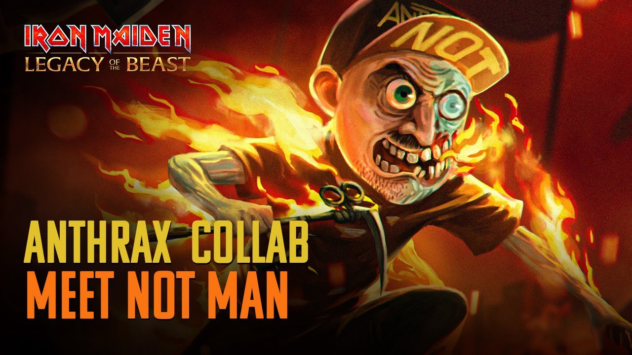 Iron Maiden: Legacy of the Beast & Anthrax Collab - Meet Not Man! - YouTube